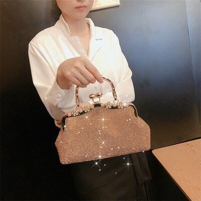 Diamond - encrusted ladies banquet rhinestone small bag - LiveTrendsX
