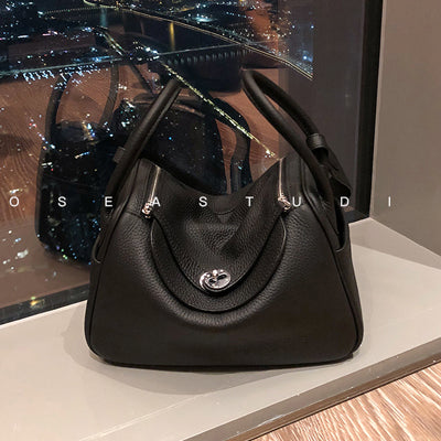 Casual Genuine leather Large size shoulder bags