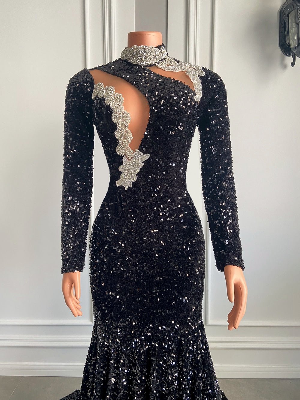 Girls Sparkly Sequined Prom Gala Gowns For Party - LiveTrendsX
