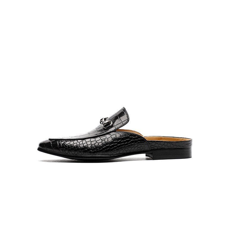 Half Slippers Outside Leather Breathable Men Shoes - LiveTrendsX