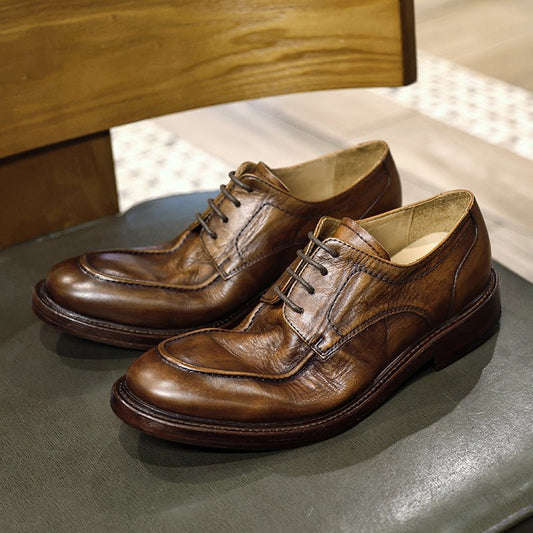 Handmade Leather Sole Vintage Casual Leather Shoes - LiveTrendsX