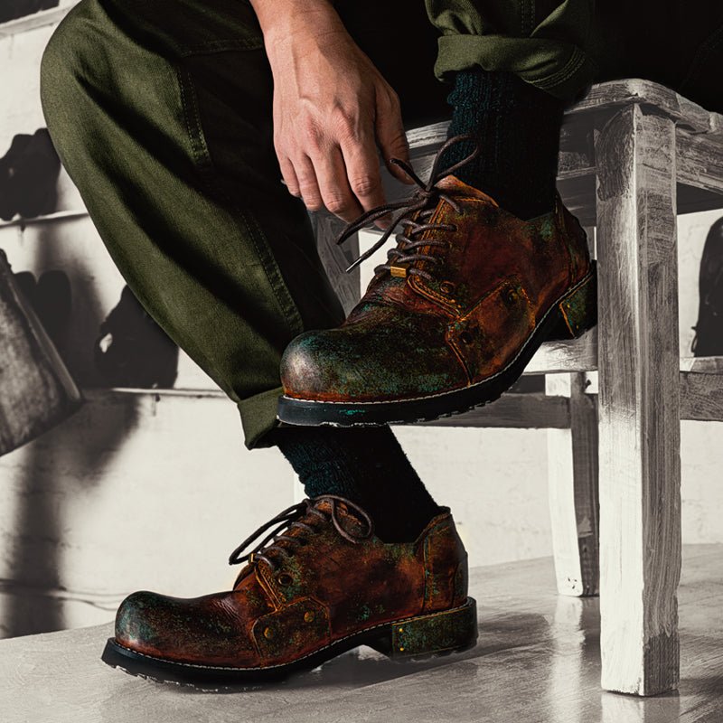 Handmade patina men's and women's shoes - LiveTrendsX