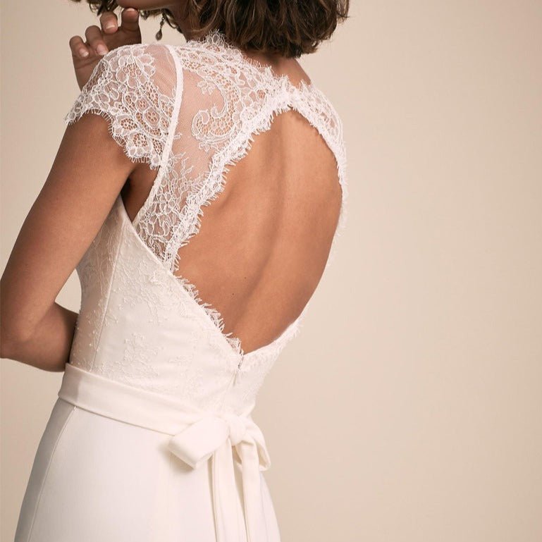 Lace Mermaid Light Wedding Dress Chiffon Trailing - LiveTrendsX