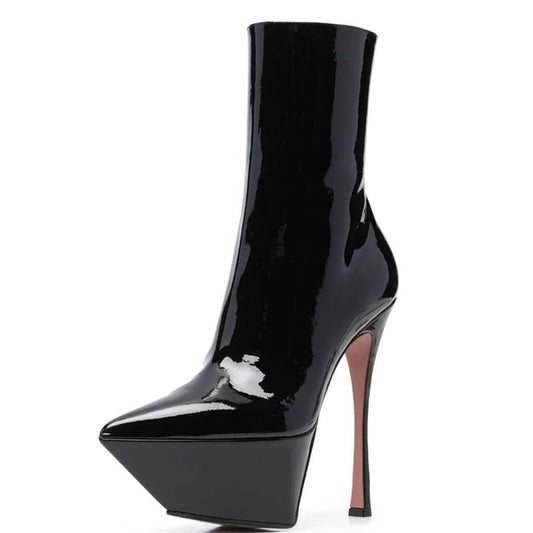 Ladies Sexy Nightclub Super High Heel Platform Heels Boots - LiveTrendsX