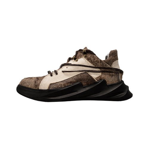 Leather inner heightened canvas dad shoes retro men's shoes - LiveTrendsX