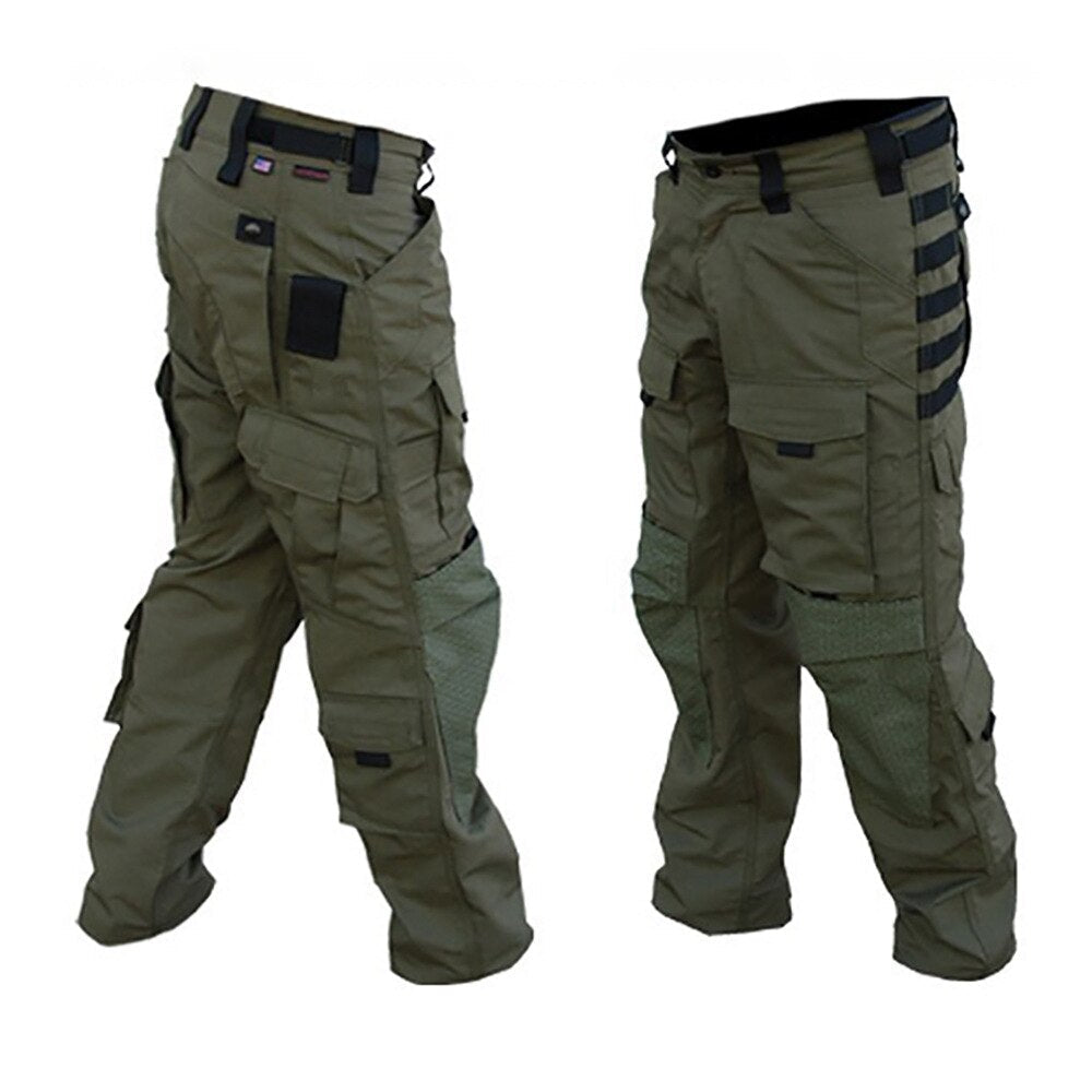 Men Military Multi - pocket Wear - resistant Army Cargo Trousers - LiveTrendsX