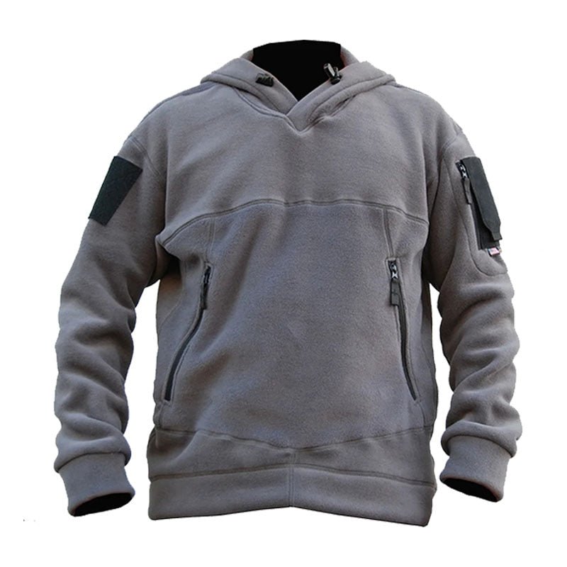Men Outdoor Winter Warm Military Polar Fleece Hooded Sweatshirts - LiveTrendsX