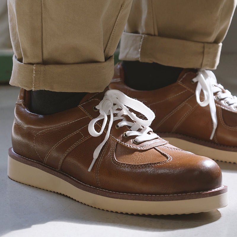 Men Platform Comfort Round Toe Low Top Sneakers - LiveTrendsX