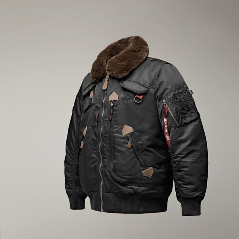 Men's winter short stylish Patchwork Outerwear Jackets - LiveTrendsX