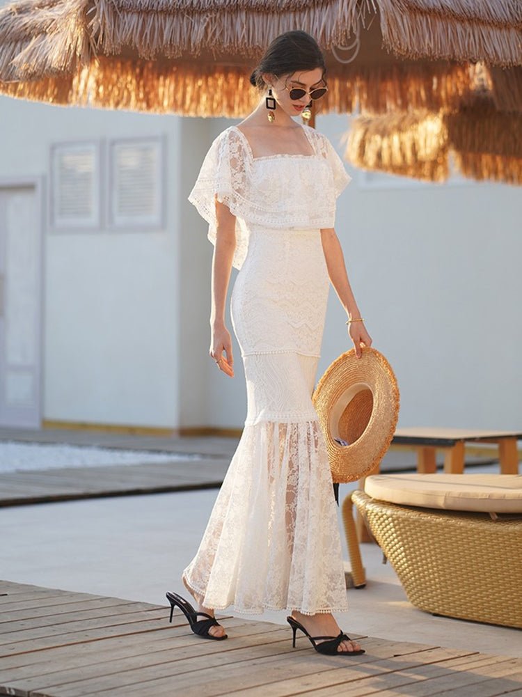 Mermaid Light Wedding One - Shoulder Engagement Dress - LiveTrendsX