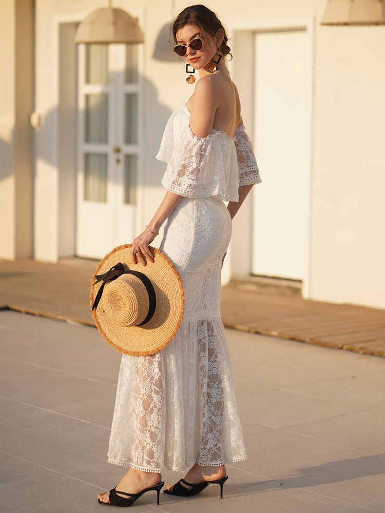 Mermaid Light Wedding One - Shoulder Engagement Dress - LiveTrendsX