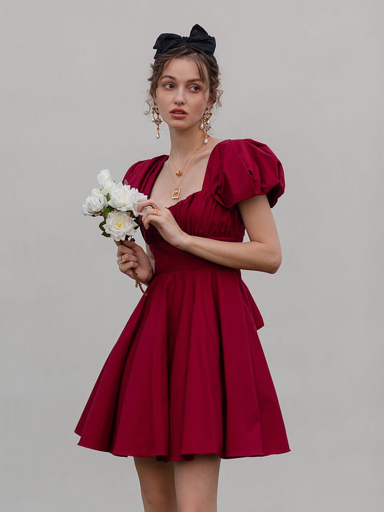 Mitzvah girls red engagement dress - LiveTrendsX