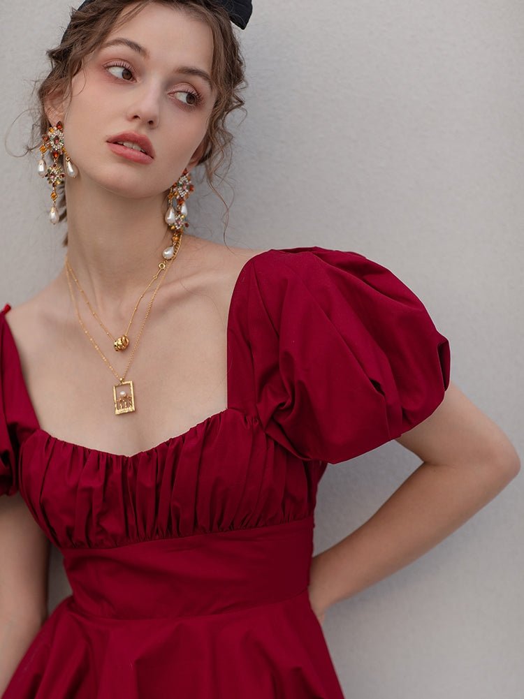 Mitzvah girls red engagement dress - LiveTrendsX