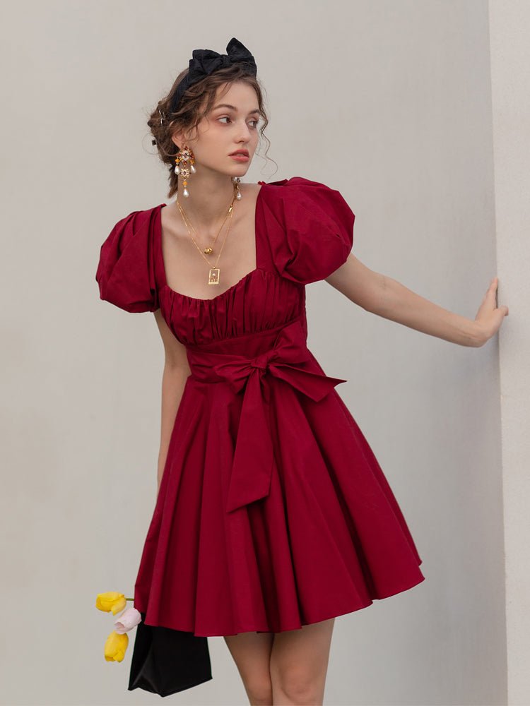 Mitzvah girls red engagement dress - LiveTrendsX