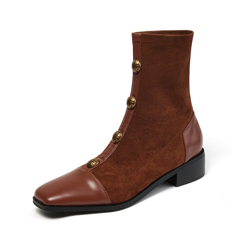 new autumn and winter Women ankle boots metal skinny boots - LiveTrendsX