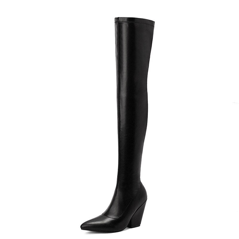 Over The Knee Boots Winter Boots for Women Plus Size - LiveTrendsX
