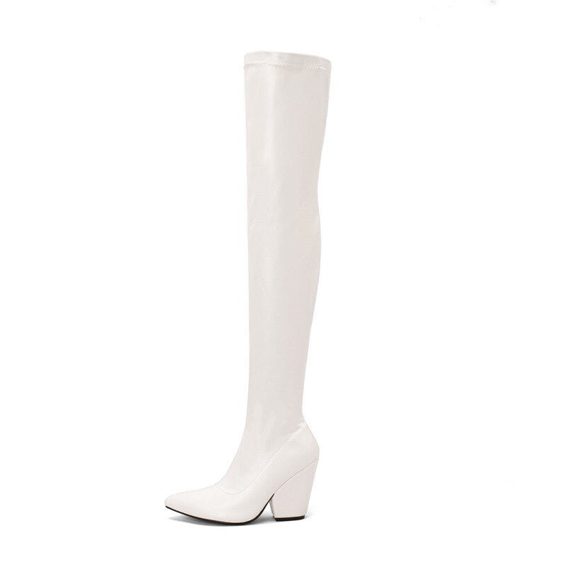 Over The Knee Boots Winter Boots for Women Plus Size - LiveTrendsX