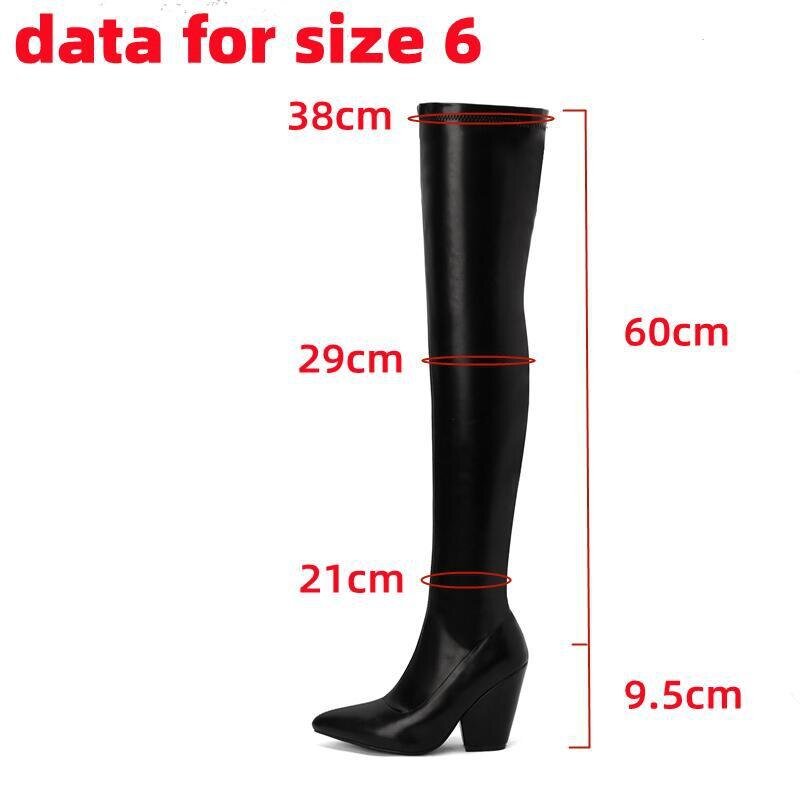 Over The Knee Boots Winter Boots for Women Plus Size - LiveTrendsX