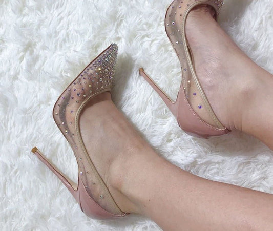 Party stiletto high heels large size pumps - LiveTrendsX