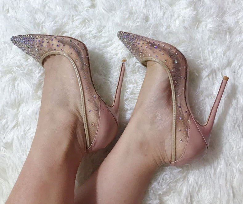 Party stiletto high heels large size pumps - LiveTrendsX