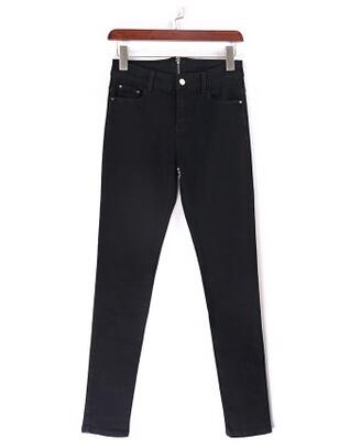 New Autumn Winter High Waist Jeans For Women Back Zipper Skinny Pencil Denim Pants Elastic Stretched Trousers - LiveTrendsX