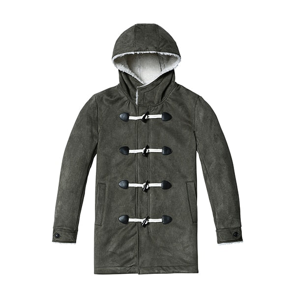 Men Winter Coats Casual Long Faux Suede Men Jackets Winter Outerwear Warm Thick Brand Clothing manteau homme - LiveTrendsX