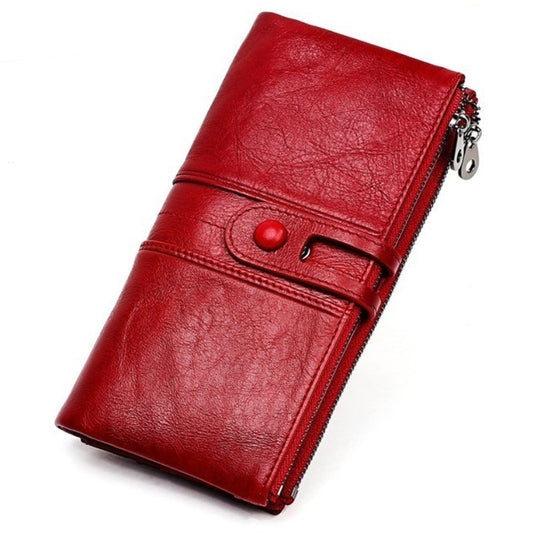 Women Purses Long Zipper Genuine Leather Ladies Clutch Bags With Cellphone Holder High Quality Card Holder Wallet New - LiveTrendsX