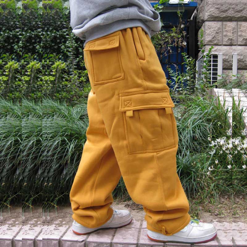 Plus Size Hip Hop Joggers Sweatpants for Men and Women Streetwear Big Pocket Cargo Pants Casual Straight Loose Baggy Trousers - LiveTrendsX