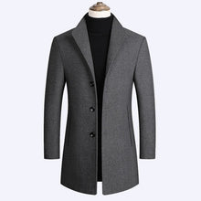 Load image into Gallery viewer, Men Wool Blends Coats Autumn Winter New Solid Color High Quality Men&#39;s Wool Coats Luxurious Wool Blends Coat Male - LiveTrendsX
