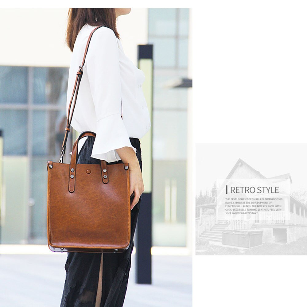 Retro Crossbody Messenger Purse For Lady Shoulder Bag