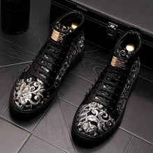 Load image into Gallery viewer, Men Fashion Casual Ankle Boots Spring Autumn Rivets Luxury Brand High Top Sneakers Male High Top Punk Style Shoes - LiveTrendsX
