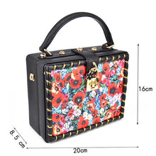 Load image into Gallery viewer, Fashion Box evening bag diamond flower Clutch Bag hollow relief Acrylic luxury handbag banquet party purse women&#39;s Shoulder bag - LiveTrendsX
