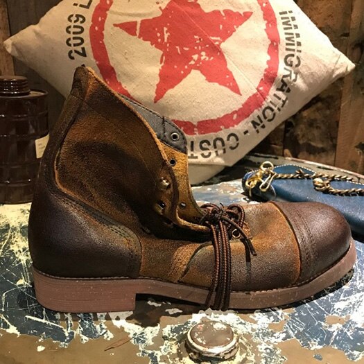 Fall Men's Shoes Brown Genuine Leather Boots Runway Ankle Vintage Booties - LiveTrendsX