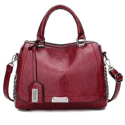 Vintage Rivet Handbags PU Leather Women Bag Sequined Shoulder Bag Designer Women Leather Handbags Luxury Ladies HandBags Sac New - LiveTrendsX