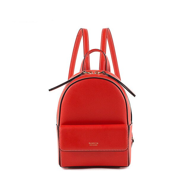 Luxury Genuine Leather Mini Backpacks for Women Designers Brand Back Pack School Bags for Teenage Girls Mochila Feminina 2019 - LiveTrendsX