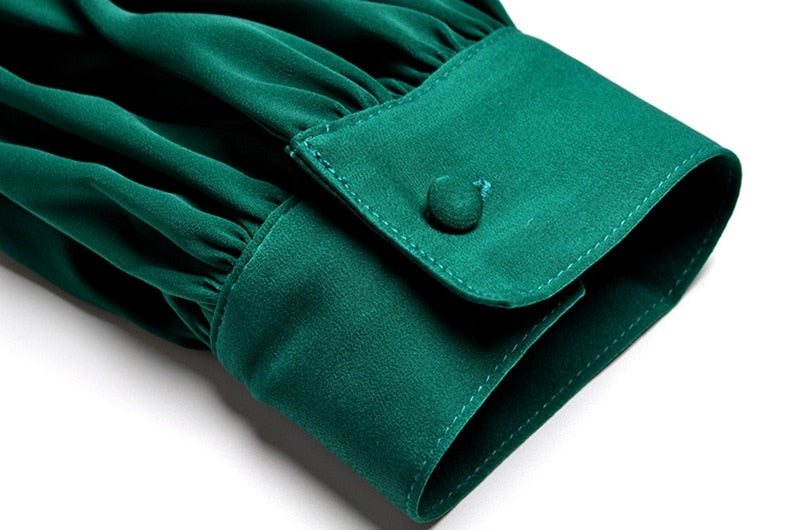 Women's Lantern Sleeve Vintage Flower  Dress