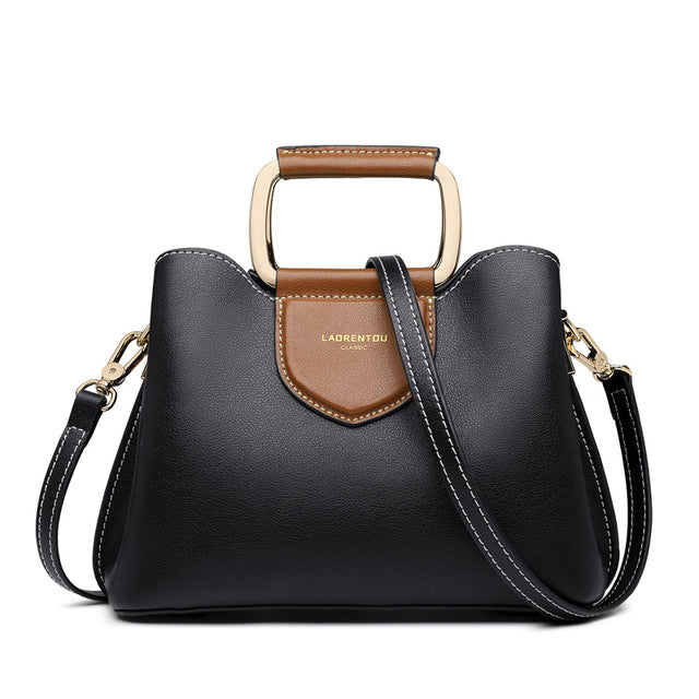 Retro Cowhide Leather Women Bags Designer Female Purse Commuter Style Messenger Bag for Lady High Quality Brand Bag - LiveTrendsX