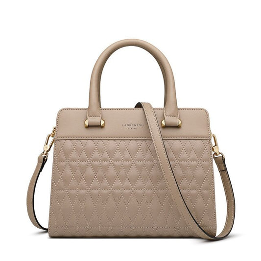 Office Lady Commuter Style Handbag Female Business bag Gentlewoman Leather Messenger Bag Stylish Fall Winter Bag - LiveTrendsX