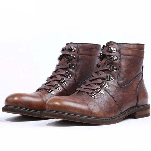 Fashion New Vintage Charm Mens Boots Genuine Leather Handmade  Boot - LiveTrendsX