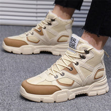 Load image into Gallery viewer, Plus Size Men&#39;s Winter Ankle Boots Sneakers Warm Keep Lace Up Snow Boots For Male Adult Warm Short Plush Short Shoes - LiveTrendsX
