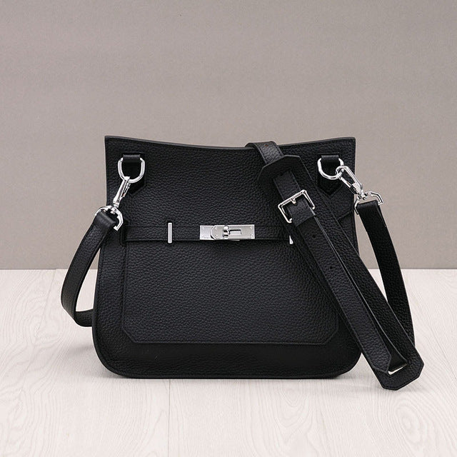 Metropolis Bag Women First Layer Genuine Leather Shoulder Bags Handbag Female Retro Crossbody Bag Sac A Main - LiveTrendsX