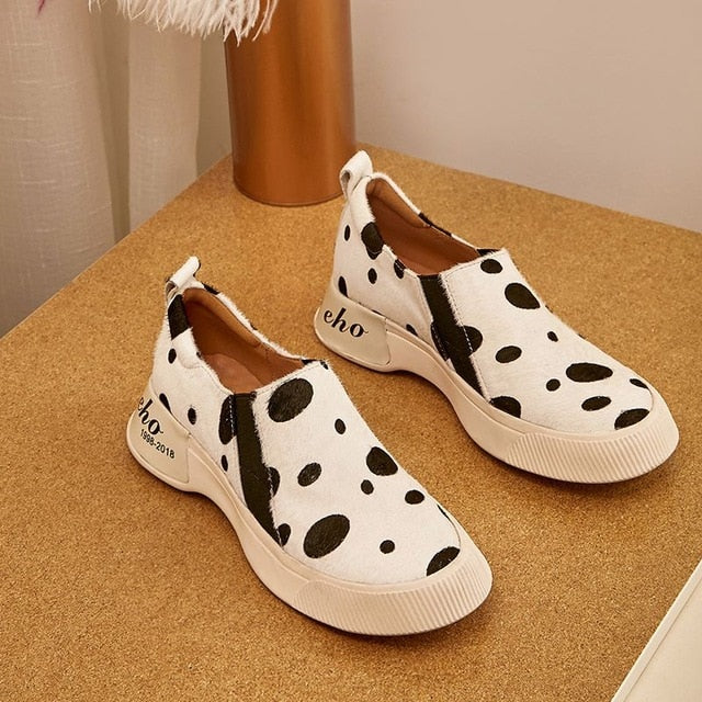 fashion casual Horse hair thick heel women shoes high quality office ladies shoes women high heel shoes women heels - LiveTrendsX