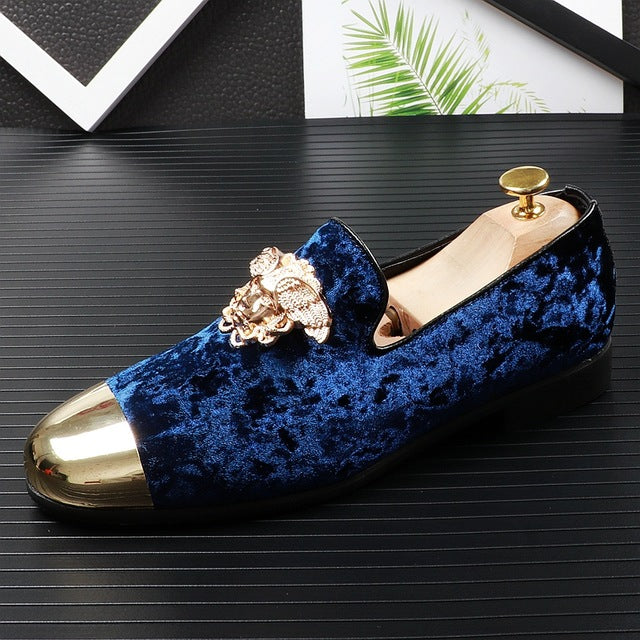 Men Genuine Velvet Casual Shoes Summer Breathable Peas Shoes Pointed Toe Foot Lok Fu Shoes Fashion Trend Flat Shoes - LiveTrendsX
