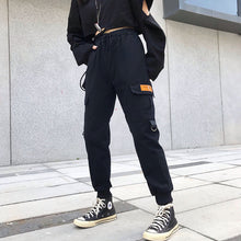 Load image into Gallery viewer, Hot Big Pockets Cargo pants women High Waist Loose Streetwear pants Baggy Tactical Trouser hip hop high quality joggers pants - LiveTrendsX
