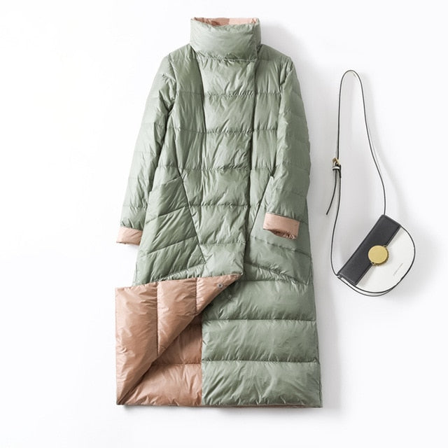 Duck Down Jacket Women Winter 2019 Outerwear Coats Female Long Casual Light ultra thin Warm Down puffer jacket Parka branded - LiveTrendsX