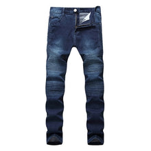 Load image into Gallery viewer, Men Jeans Biker Jeans Fashion Hiphop Skinny Jeans For Men Streetwear Hip Hop Stretch Hombre Slim  Pants - LiveTrendsX
