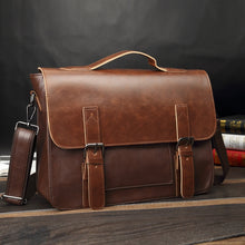Load image into Gallery viewer, Crazy Horse Artificial Leather Business Handbag Laptop Briefcases for Men Leather Casual Men Bag Messenger Shoulder Bags Man - LiveTrendsX
