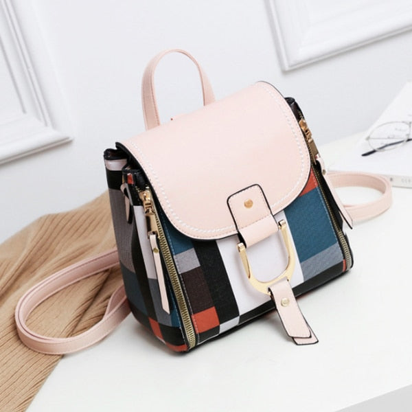 Designer Backpacks Women Leather Backpacks Female School BagS for Teenager Girls Travel Back Bag Retro Bagpack Sac A Dos - LiveTrendsX