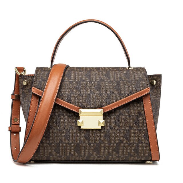 Fashion classic ladies handbag luxury brand style top-handle women messenger bags genuine leather - LiveTrendsX