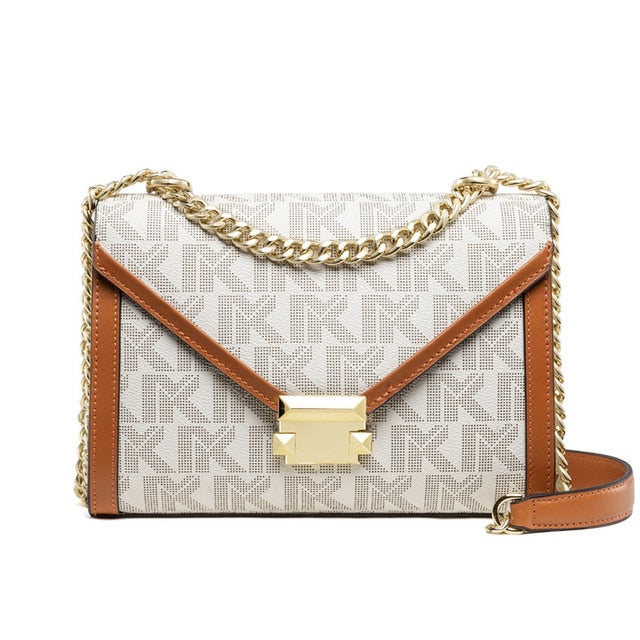 Fashion women messenger bags luxury brand style handbag classic genuine Leather bag cowhide OL flap - LiveTrendsX